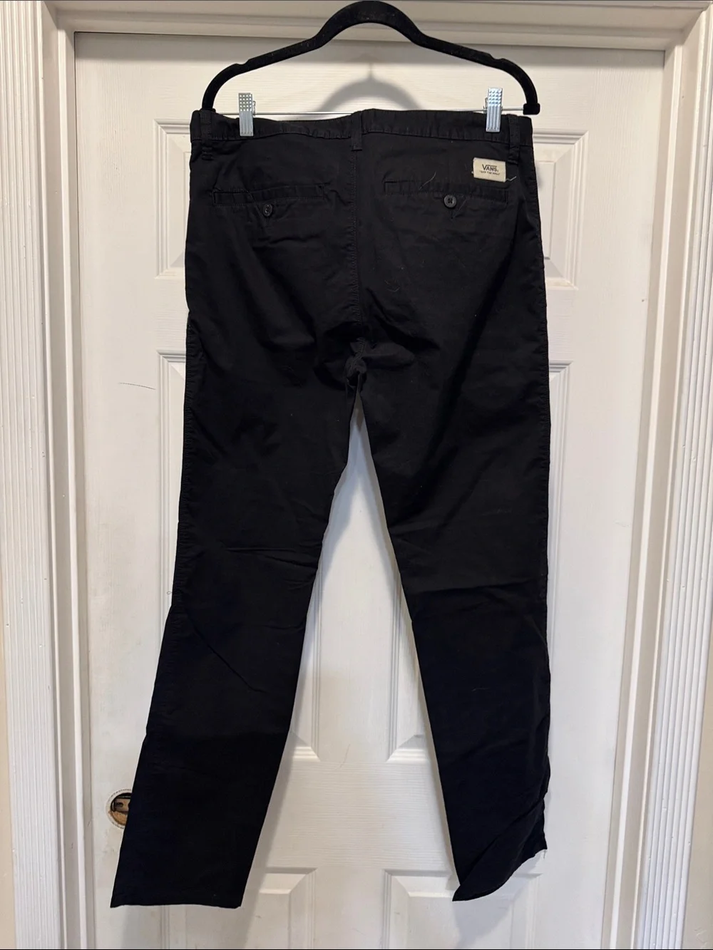 Vans black waist rise